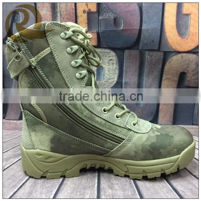 2015 new custom army high ankle boots military combat boots