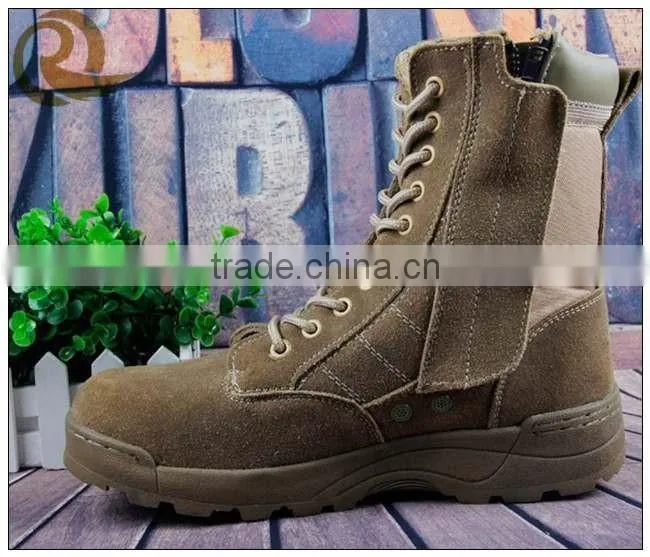 Wholesale cheap price genuine leather tactical gear boots