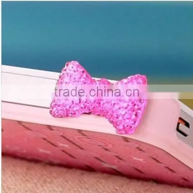 High quality dust-proof plug/anti-dust ear cap for phone