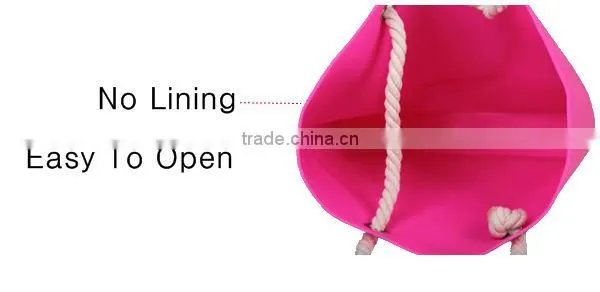 fashion ladis handbags silicone handbags