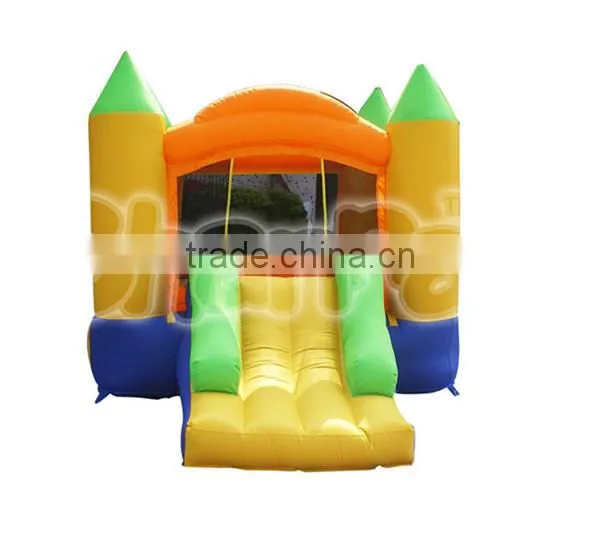 Home use inflatable castle with slide, combo
