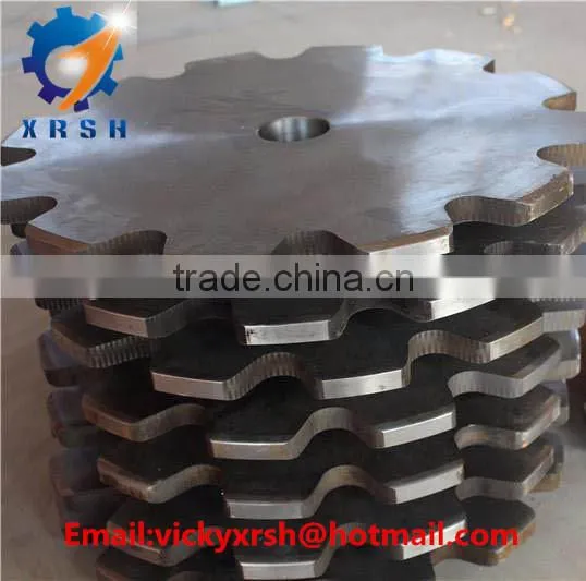 Double pitch stainless steel chain and sprocket 25.4*7T