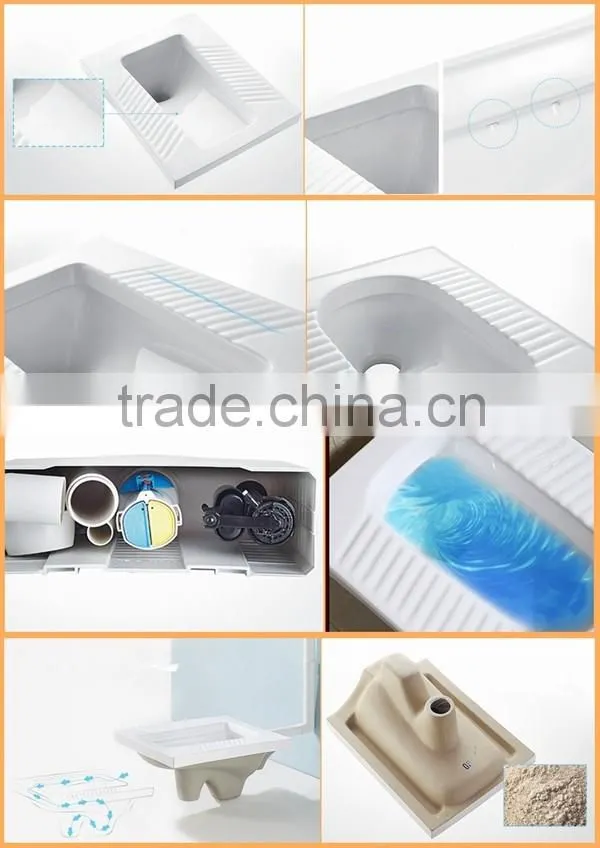 China Oem Manufacturer Flush Pipe Squatting Toilet Factory