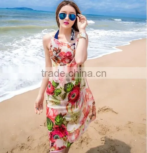 Elegant Chiffon Pareo Beach Sarong Wrap Bikini Scarf