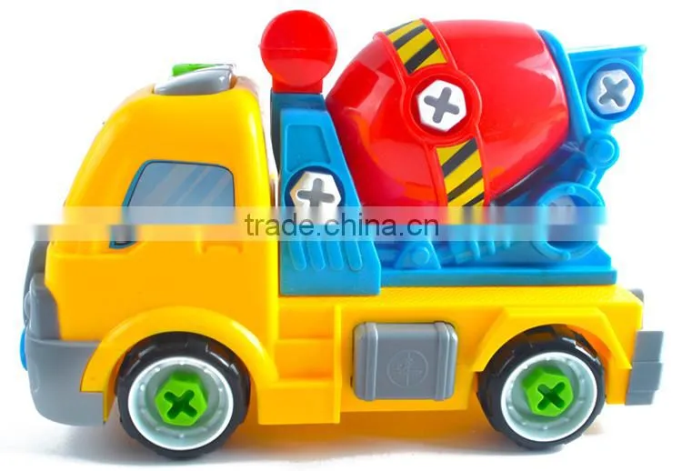 Intellect diy toy truck kids assembling toys