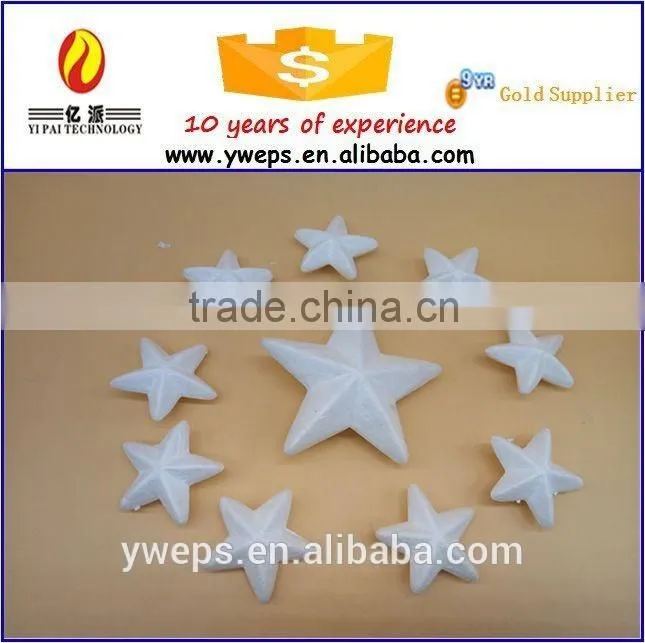 Colored Large christmas custume for children/styrofoam christmas star for decoration
