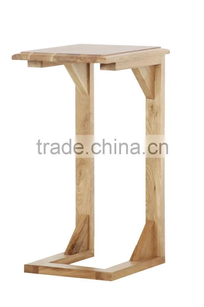 Solid Oak Sofa Mate Table