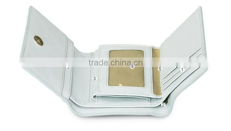 Bifold fancy rabbit wallet for young lady in multi color