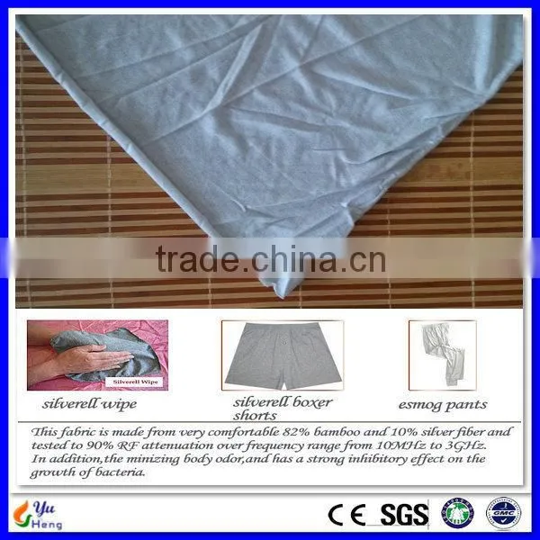 Wholesale silver bamboo fiber fabric
