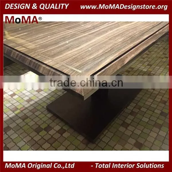 High End Customized Michelin Restaurant Furniture, Luxury Marble Top Dining Table