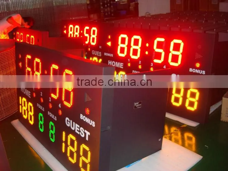 6 inches 7 segment countdown timer counter score indicator/led digital timer display