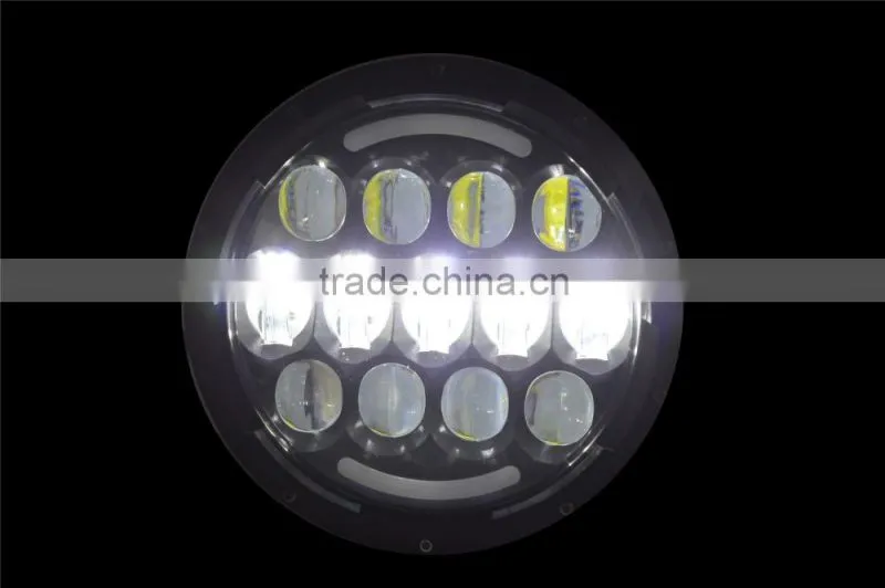 7inch led car headlights, DOT 7inch 78w led car headlights