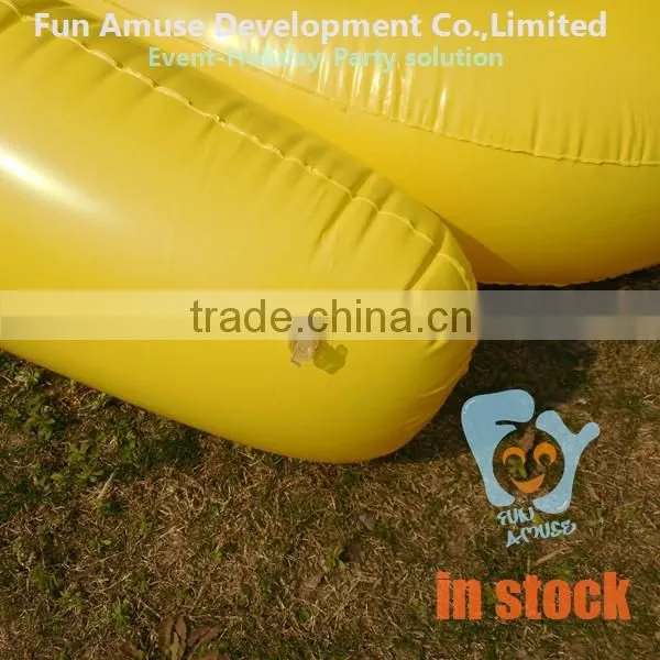 MOQ 50pcs PVC giant duck pool float inflatable donut for fun