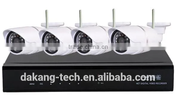 Wireless IP Camera 4ch wifi nvr kit