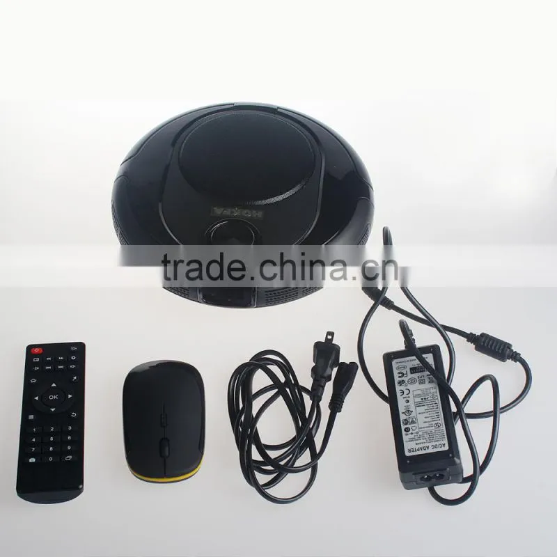 Best price Android 4.22 Language Multilingual DLP black mini Android Intelligent Projector B500 with wifi
