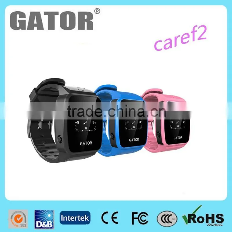 Kids Vague Waterproof IP 67 GPS tracker Caref Geo Fence Watch Phone