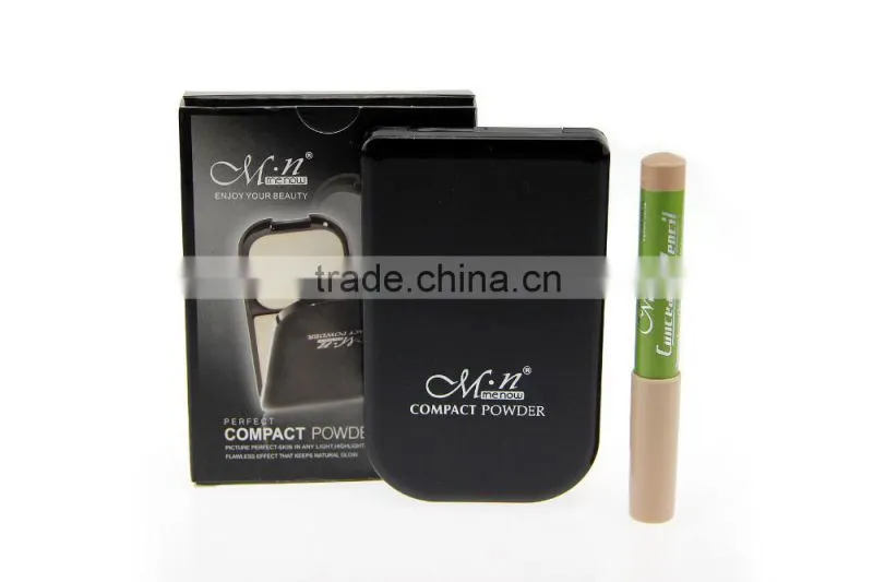 MENOW fashion compact powder case Makeup Professional Beauty Cosmetics Face Care Concealer Makeup #MN2401