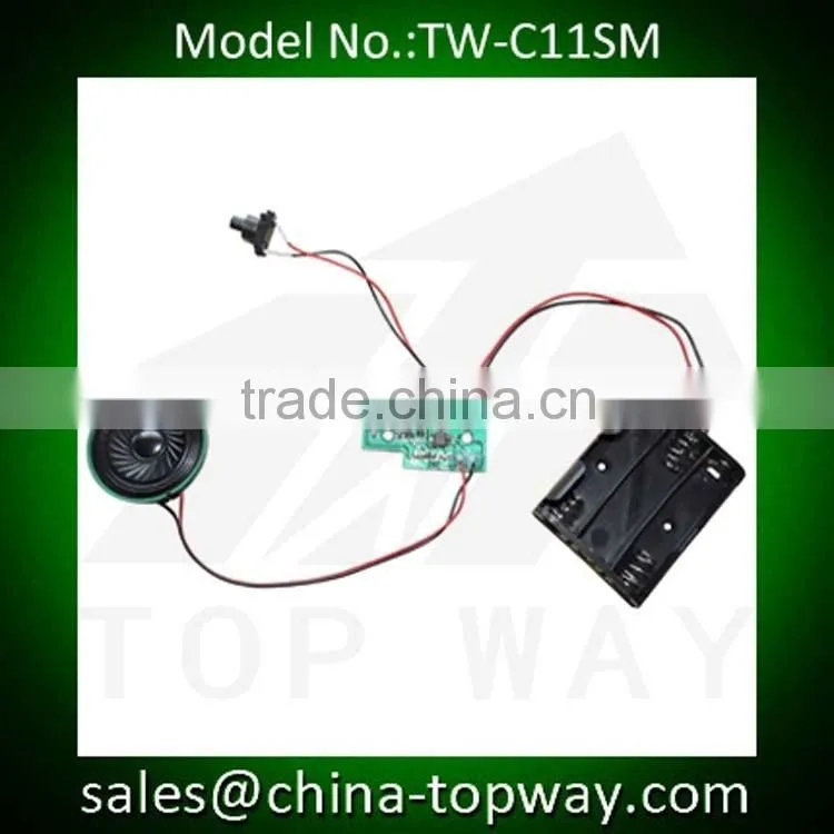 Custom motion sensor sound,music module for promotion