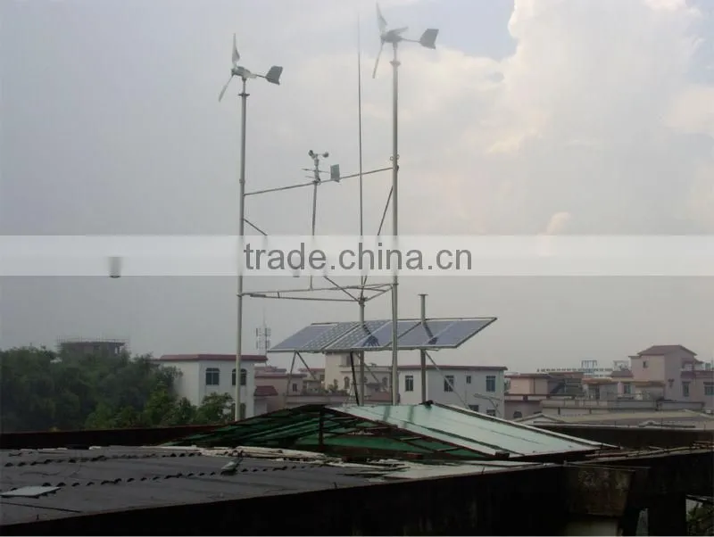 5KW Off Grid Hybrid Solar Wind Power System(Use Wind and solar power take the home load ,free electricity)