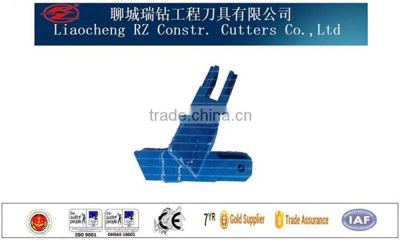earth drilling mechinary partsBFZ65/aguer drill teethBFZ65/Construction cutting tools.round shank chisel bits.Foundation
