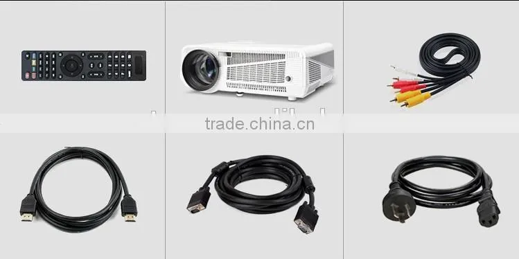 1280*800RGB high denifirtion Led android wifi smart projector LED86+ AV/HDMI/VGA/USB/SD/TV