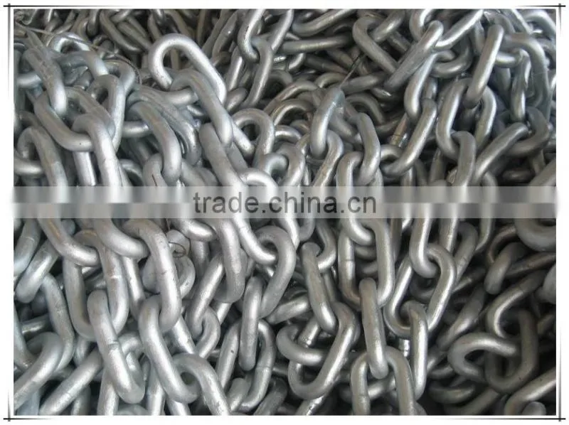 galvanized welded lifting chain link for shipment