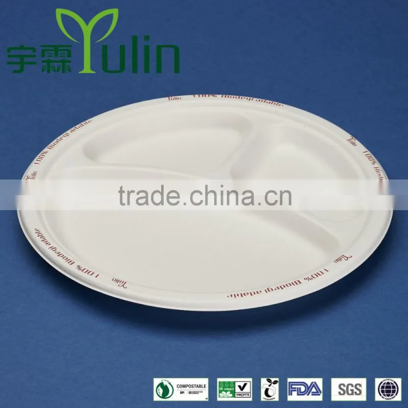 Christmas dinner paper tableware