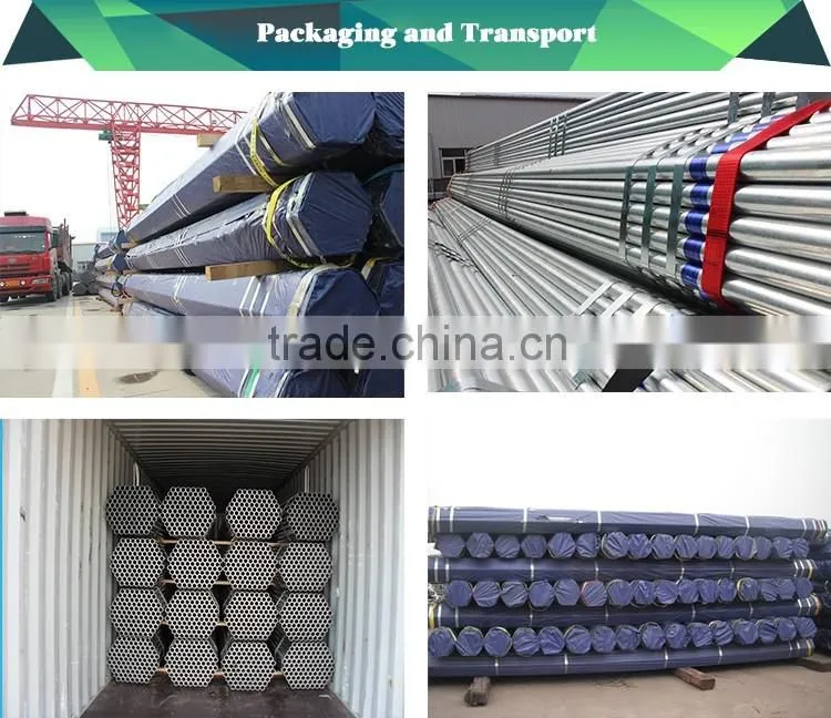 BS1139 hot dipped galvanized scaffolding tube