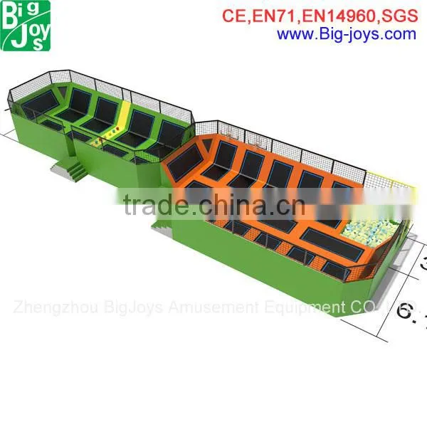 OEM service customer design adult indoor trampoline