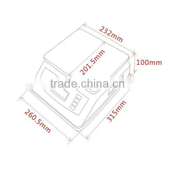 IP68 Water resistance electronic weight scale for food insustry use