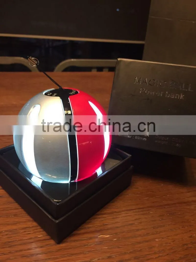 2016 Generation 3 Pokemon GO Related Pokeball Powerbank Charger Masterball Power Bank 12000mAh