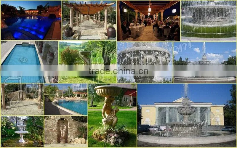 3 tiers polished Garden Fountain