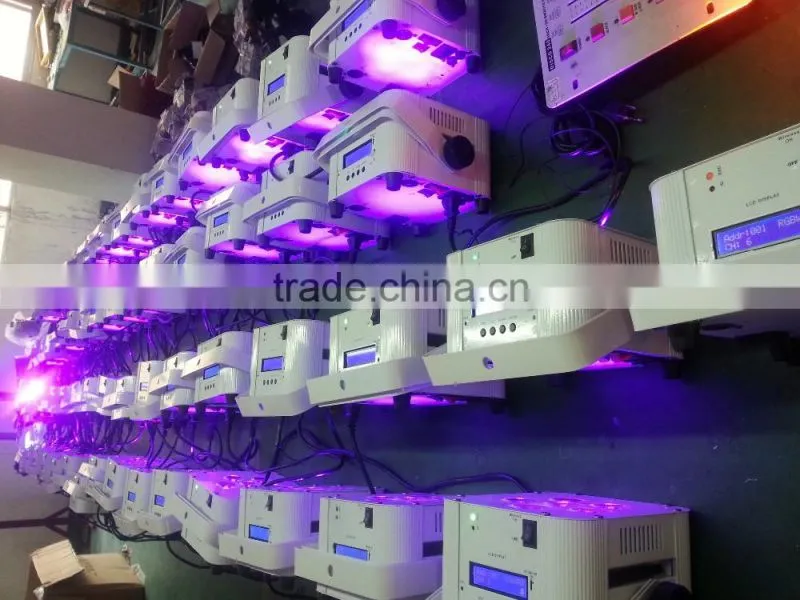 AC-LED W8901 wifi remote controller christmas lights wireless dmx battery operated led flat par light