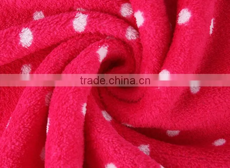 1PCS SALE!!!2015 Top quality Attractive polar fleece printed fabric for bathrobe/blanket accept custom-made