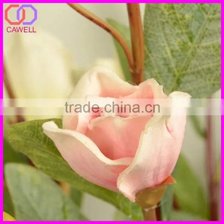 high quality silk artificial magnolia flower