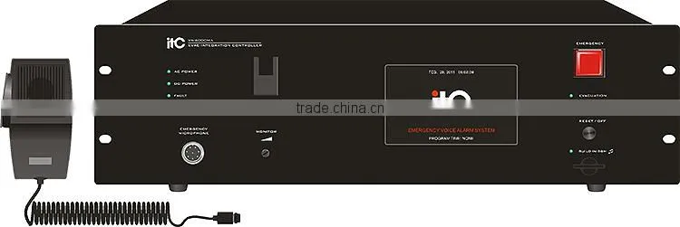 Digital network pa voice alarm controller for voice alarm system