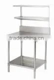 Icegreen Stainless Steel Work Bench/Table/Rack with 3 Shelves and Adjustable Feet