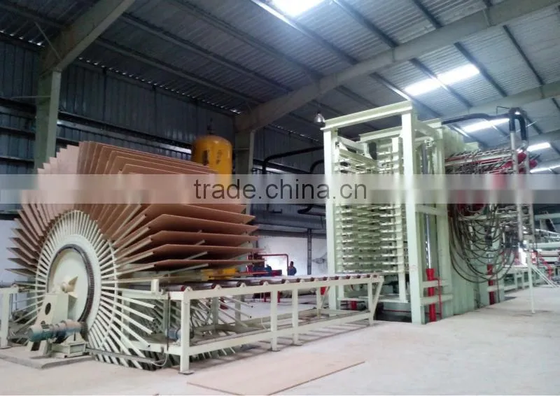 Particle board hot press /pb production line in full automatic