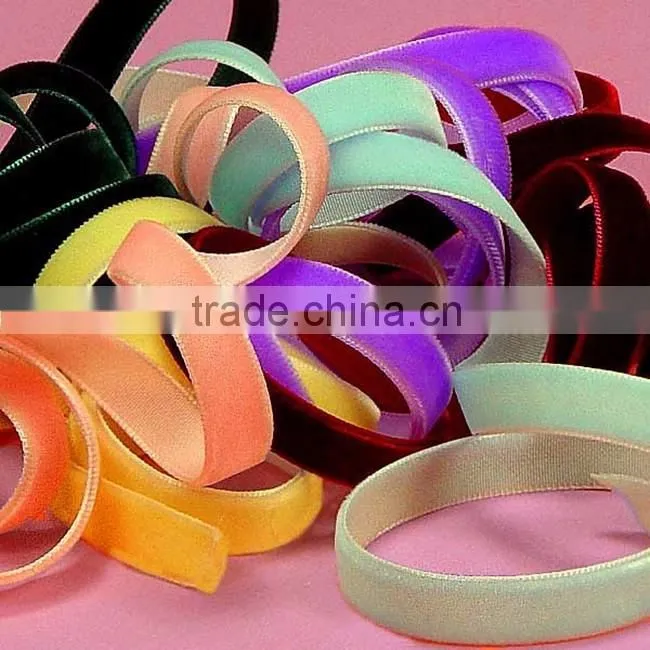 Hot Sale Elegant Velveteen Ribbon,Velvet Tape,Velvet Ribbon