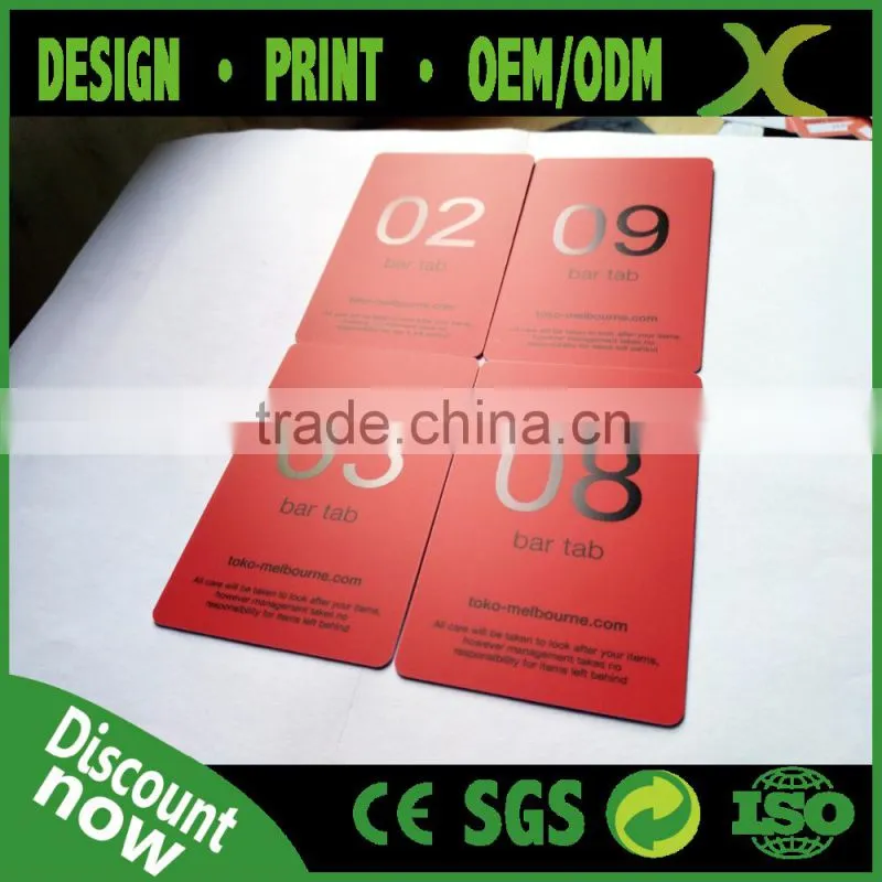 Free Design~~~!!! PVC Loyalty card/ Gift card / CMYK Printed PVC card