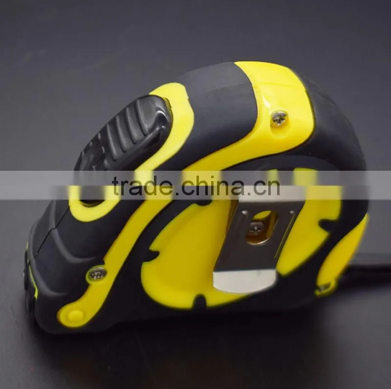 3m 5m 7.5m professional auto lock rubbered steel tape measure