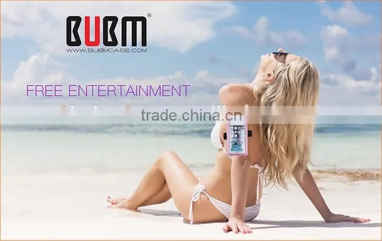 BUBM cheap hot pvc phone waterproof case/cell phone waterproof dry bag/floating waterproof phone bag