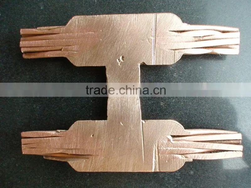 customizable graphite exothermic melting mould thermite welding mould / graphite mold