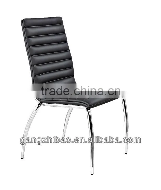 good quality stackable fashion leather restaurant chair with four legs AH-40