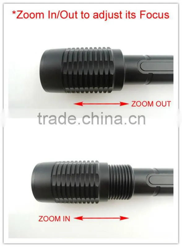 Super Bright LED Zoom Aluminum CREE T6 Tactical Torch