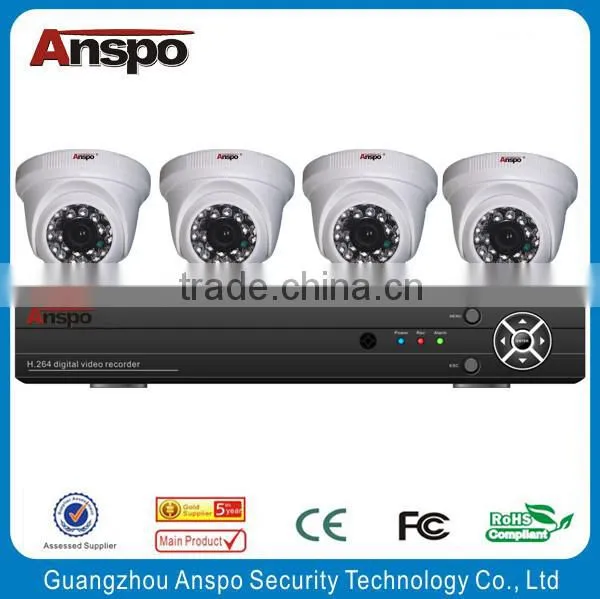 Guangzhou Hot Selling Standalone 960P Indoor Dome Camera 4ch DVR Kit