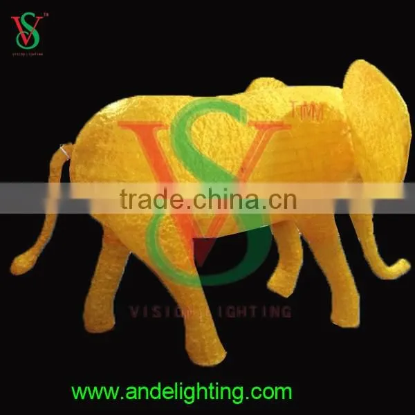 LED 3D christmas motif led elephant light
