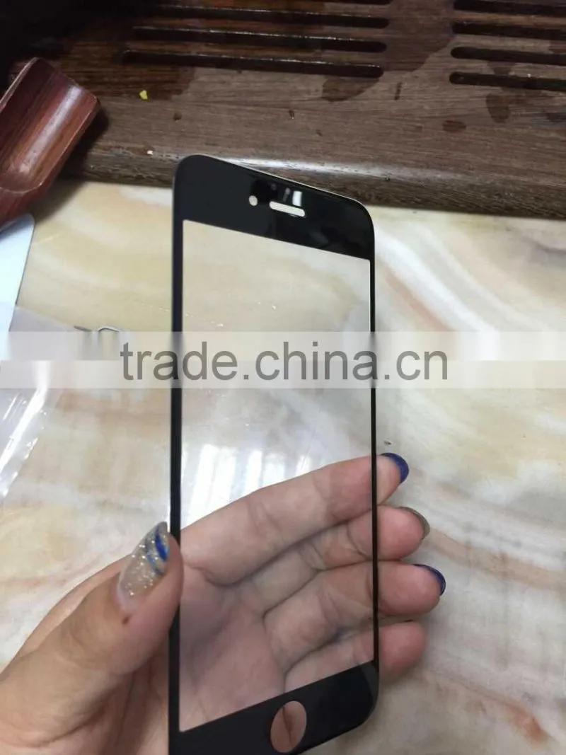 3D curved tempered glass screen protector for iphone 6 full cover screen protector