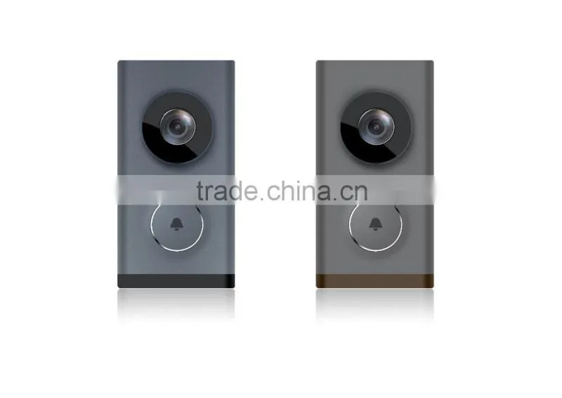 Intellignet factory price our new launched home security video camera wirless wifi doorbell with battery for smart phone