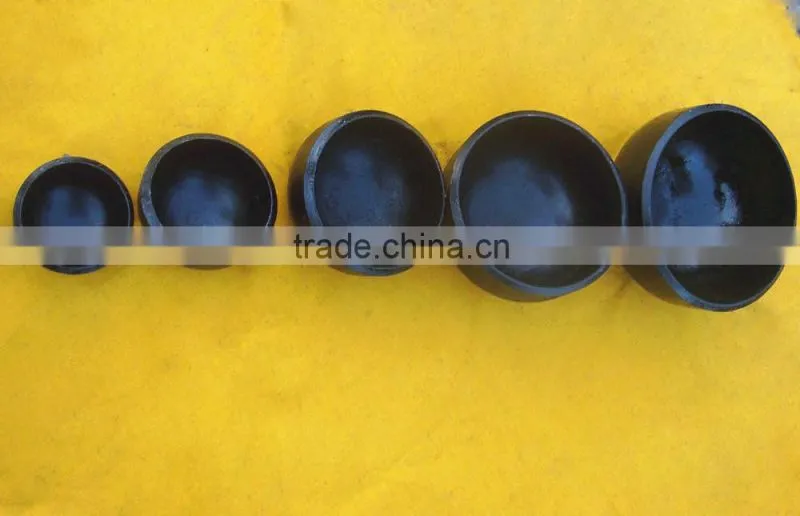 carbon steel pipe end cap fittings China pipe fitting supplier